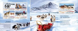 Togo 2015, Animals, Sledge Dogs, 4val In BF +BF - Andere Verkehrsträger