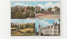87 - ST -SAINT GERMAIN LES BELLES - VUE GENERALE- GROUPE SCOLAIRE-VIADUC-CHATEAU GRILLERE - Saint Germain Les Belles