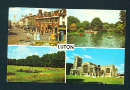 ENGLAND  -  Luton  Multi View  Used Postcard As Scans - Other & Unclassified