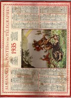 Almanach Des Postes Et Des Télégraphes 1935 - Lot Et Garonne - La Chasse Aux Sangliers - Arc En Ciel - Autres & Non Classés