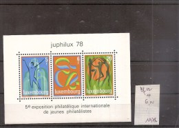 LUXEMBOURG  Timbres Neufs ** De 1978   ( Ref 427 ) - Blocks & Sheetlets & Panes