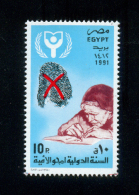 EGYPT / 1991 / UN'S DAY / INTL. LITERACY YEAR / MNH / VF - Ungebraucht