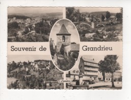 Carte Postale SOUVENIR DE GRANDIEU MULTI VUES 1961 LOZERE 48 - Gandrieux Saint Amans