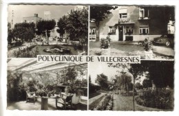 CPSM VILLECRESNES (Val De Marne) - Polyclinique : 4 Vues - Villecresnes