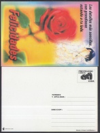 1999-EP-77 CUBA 1999. Ed.23j. VALENTINE'S DAY. SPECIAL DELIVERY. POSTAL STATIONERY. DIA DE LOS ENAMORADOS. FLOWERS. UNUS - Covers & Documents