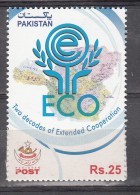 PAKISTAN, 2013, Economic Extended Cooperation Organisation, (ECO),  Rs 25  Stamp, 1v, MNH(**) - Pakistán