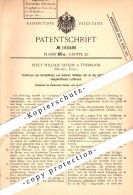 Original Patent - Percy W. Taylor In Tusbrook , Brailes , 1905 , Production Of Containers With Air Duct !!! - Other & Unclassified