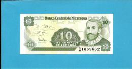 NICARAGUA - 10 Centavos - ND ( 1991 )  - P 169 - UNC. - Serie A/B - 2 Scans - Nicaragua