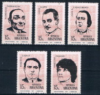 Argentina 0892/896 ** Foto Estandar. 1971 - Unused Stamps