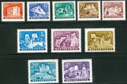 HUNGARY-1961. Castles II.Cpl.Set MNH! - Nuevos