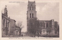 Cp , 30 , PONT-SAINT-ESPRIT , Paroisse Du XVè , Dans Une Chapelle Se Trouve Les Reliques De Saint-Félicien - Pont-Saint-Esprit