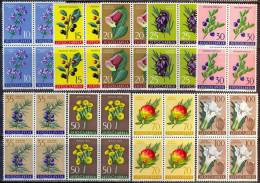 YUGOSLAVIA - JUGOSLAVIA - FLORA - FLOWERS - Bl. Of 4x - **MNH - 1959 - Plantes Médicinales