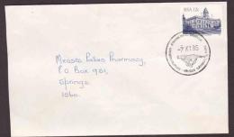 South Africa On Cover - 1985 (1982) - Postmark Kruger National Park - South African Architecture - Briefe U. Dokumente