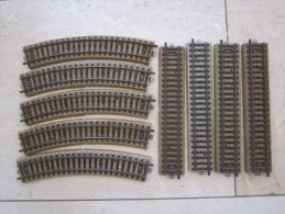 Marklin - Lot De 8 Rails Divers - Voir Description - Track