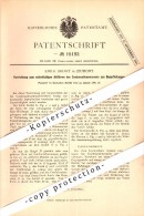 Original Patent - Emile Briart à Jeumont , Nord , 1881 , Appareil Pour La Condensation Des Machines à Vapeur !!! - Jeumont