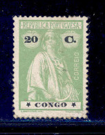 ! ! Congo - 1914 Ceres 20 C - Af. 110 - MH - Congo Portuguesa