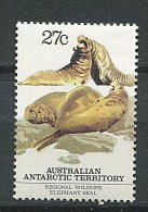(cl. 8 - P21) Antarctique Australien ** N° 57 (ref. Michel Au Dos) - Elephants De  Mer - - Unused Stamps