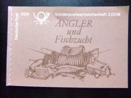 ALLEMAGNE ORIENTALE - DDR -1988 POISSON D'EAU DOUCE Yvert & Tellier  Carnet Nº C 2819 ** MNH - Booklets