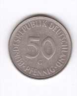 50 Pfennig 1974 G (Id-231) - 50 Pfennig