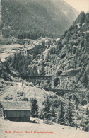 SUISSE - WASSEN - Die 3 Eisenbahnlinien - Wassen