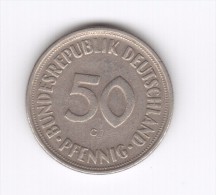 50 Pfennig 1966 G (Id-472) - 50 Pfennig