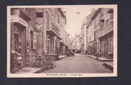 Allanche (15) - Grand Rue ( Grande Rue Animée Commerce Collection Combes  Photo Combier) - Allanche