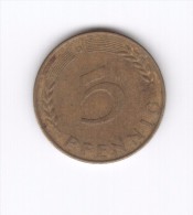 5 PFENNIG 1950 D (Id-255) - 5 Pfennig