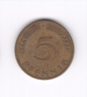 5 PFENNIG 1949 F (Id-259) - 5 Pfennig