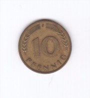 10 PFENNIG 1950 F (Id-101) - 10 Pfennig