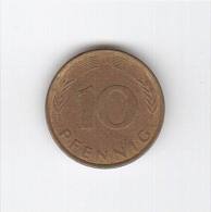 10 PFENNIG 1972 D (Id-180) - 10 Pfennig