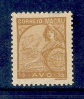 ! ! Macau - 1934 Padroes St. Gabriel 1/2 A - Af. 268 - MH - Neufs