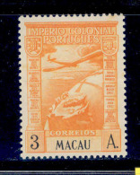 ! ! Macau - 1938 Air Mail Imperio Vasco Gama 3 A - Af. CA 09 - MH - Poste Aérienne