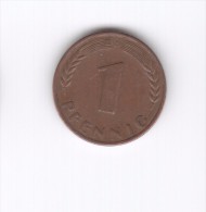 1 PFENNIG 1950 D (Id-267) - 1 Pfennig