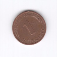 1 PFENNIG 1977 F (Id-274) - 1 Pfennig