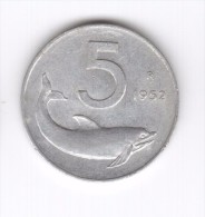 5 Lire 1952 (Id-317) - 5 Lire