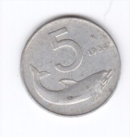 5 Lire 1954 (Id-321) - 5 Lire