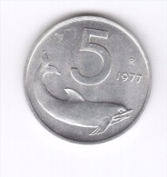 5 Lire 1977 (Id-333) - 5 Lire