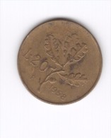 20 Lire 1958 (Id-364) - 20 Lire