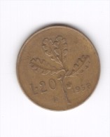 20 Lire 1958 (Id-366) - 20 Liras