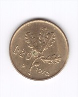 20 Lire 1970 (Id-367) - 20 Lire