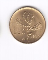 20 Lire 1980 (Id-373) - 20 Liras