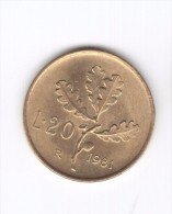 20 Lire 1981 (Id-375) - 20 Lire