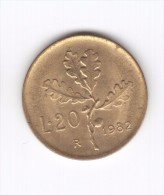 20 Lire 1982 (Id-377) - 20 Lire