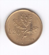 20 Lire 1984 (Id-381) - 20 Lire
