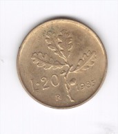 20 Lire 1985 (Id-383) - 20 Lire