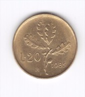 20 Lire 1985 (Id-384) - 20 Lire