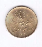 20 Lire 1985 (Id-389) - 20 Lire