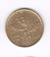 20 Lire 1986 (Id-394) - 20 Lire