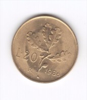 20 Lire 1986 (Id-398) - 20 Lire