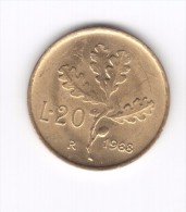 20 Lire 1988 (Id-408) - 20 Lire